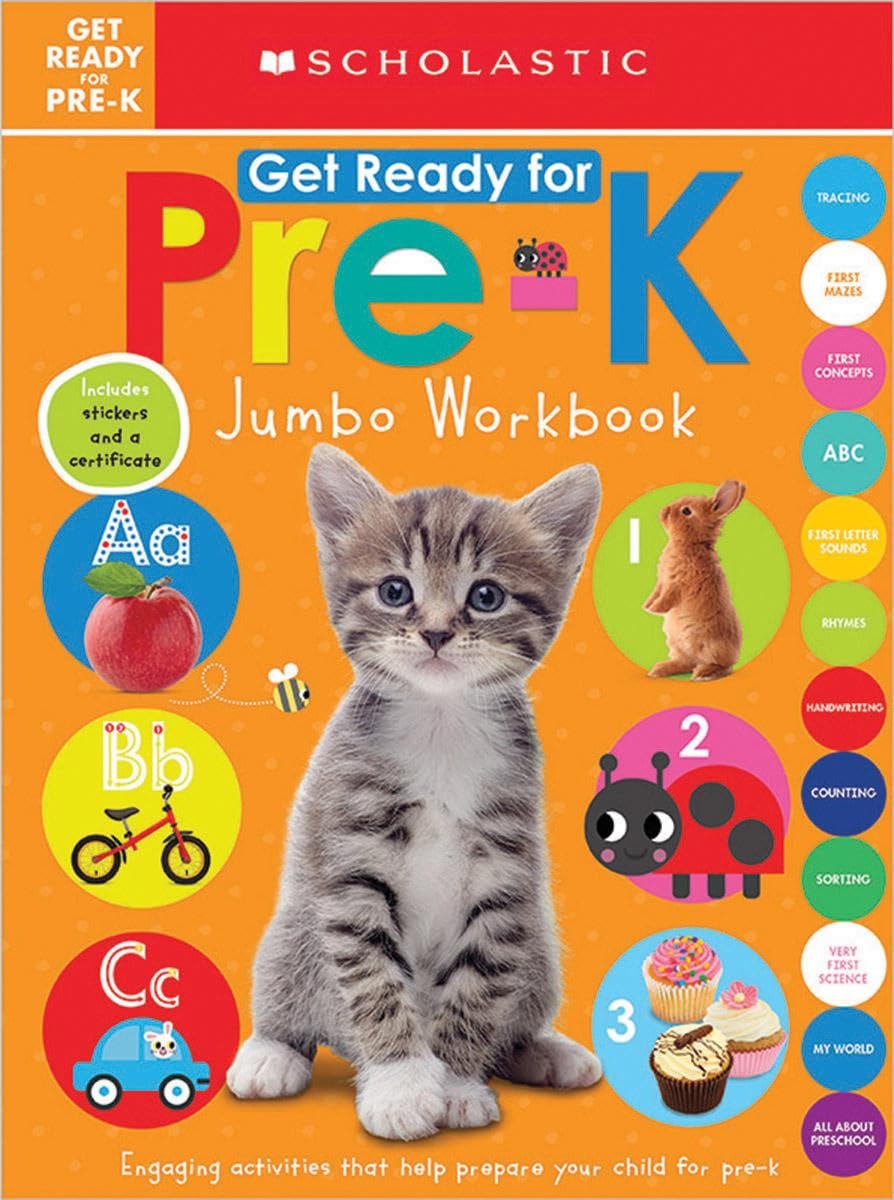 Get Ready for Pre-K Jumbo Workbook: Scholastic Early Learners (Jumbo Workbook) by Scholastic