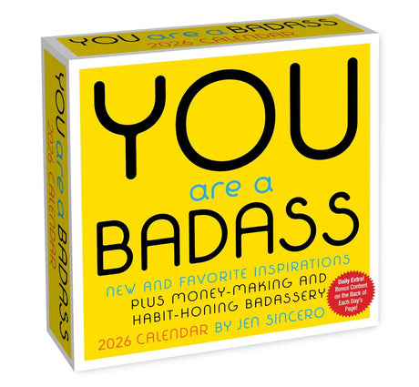 You Are a Badass 2026 Day-To-Day Calendar -- Jen Sincero, Daily
