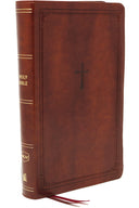 Nkjv, Reference Bible, Personal Size Large Print, Leathersoft, Brown, Red Letter Edition, Comfort Print: Holy Bible, New King James Version -- Thomas Nelson, Bible