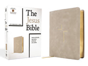 The Jesus Bible, NIV Edition, Leathersoft, Stone, Comfort Print by Passion Publishing
