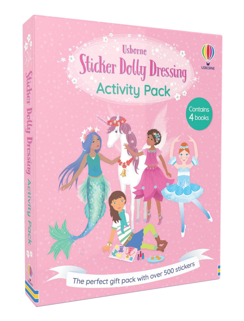 Sticker Dolly Dressing Activity Pack: Ballerinas, Best Friends, Mermaids and Uni by Watt, Fiona