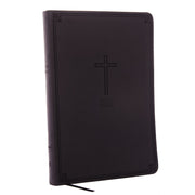 NKJV, Value Thinline Bible, Large Print, Imitation Leather, Black, Red Letter Edition by Thomas Nelson