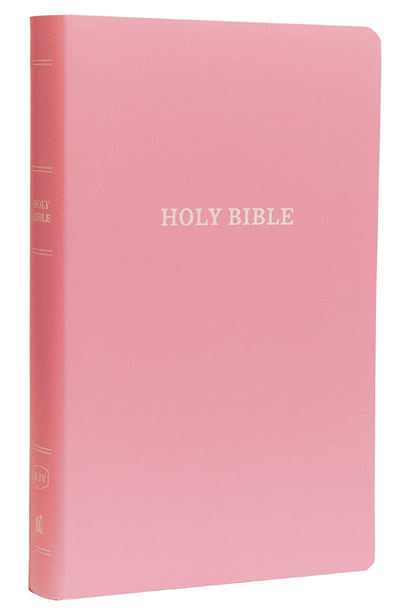 KJV, Gift and Award Bible, Imitation Leather, Pink, Red Letter Edition -- Thomas Nelson, Bible