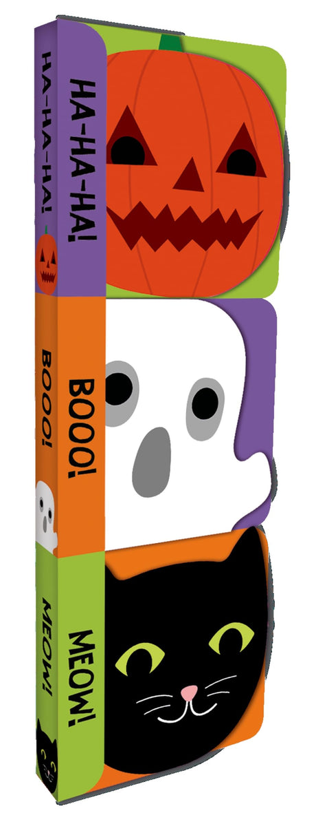 Halloween (Chunky 3 Pack): Ha-Ha-Ha!, Booo!, and Meow! -- Roger Priddy, Board Book