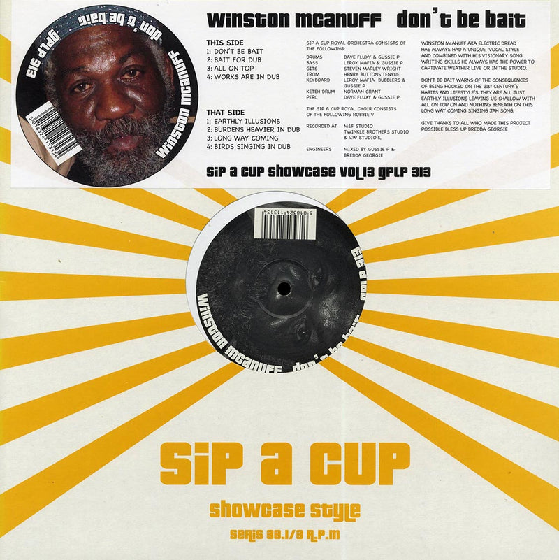 Winston McAnuff - Don't Be Bait (2011 FIRST PRESS) (orig. press) - Vinyl LP
