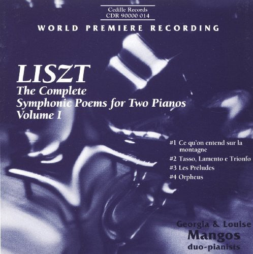 Complete Symphonic Poems For 2 Pianos I -- Liszt / Mangos,G. / Mangos,L., CD