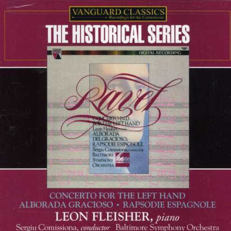 Concerto For The Left Hand / Alborada Del Gracioso, Ravel / Fleischer / Comissiona / Baltimore So, CD