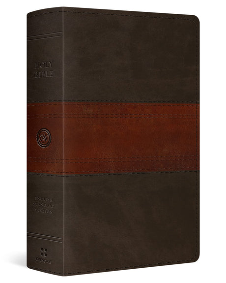 ESV Large Print Personal Size Bible (Trutone, Forest/Tan, Trail Design) -- Esv Bibles, Bible