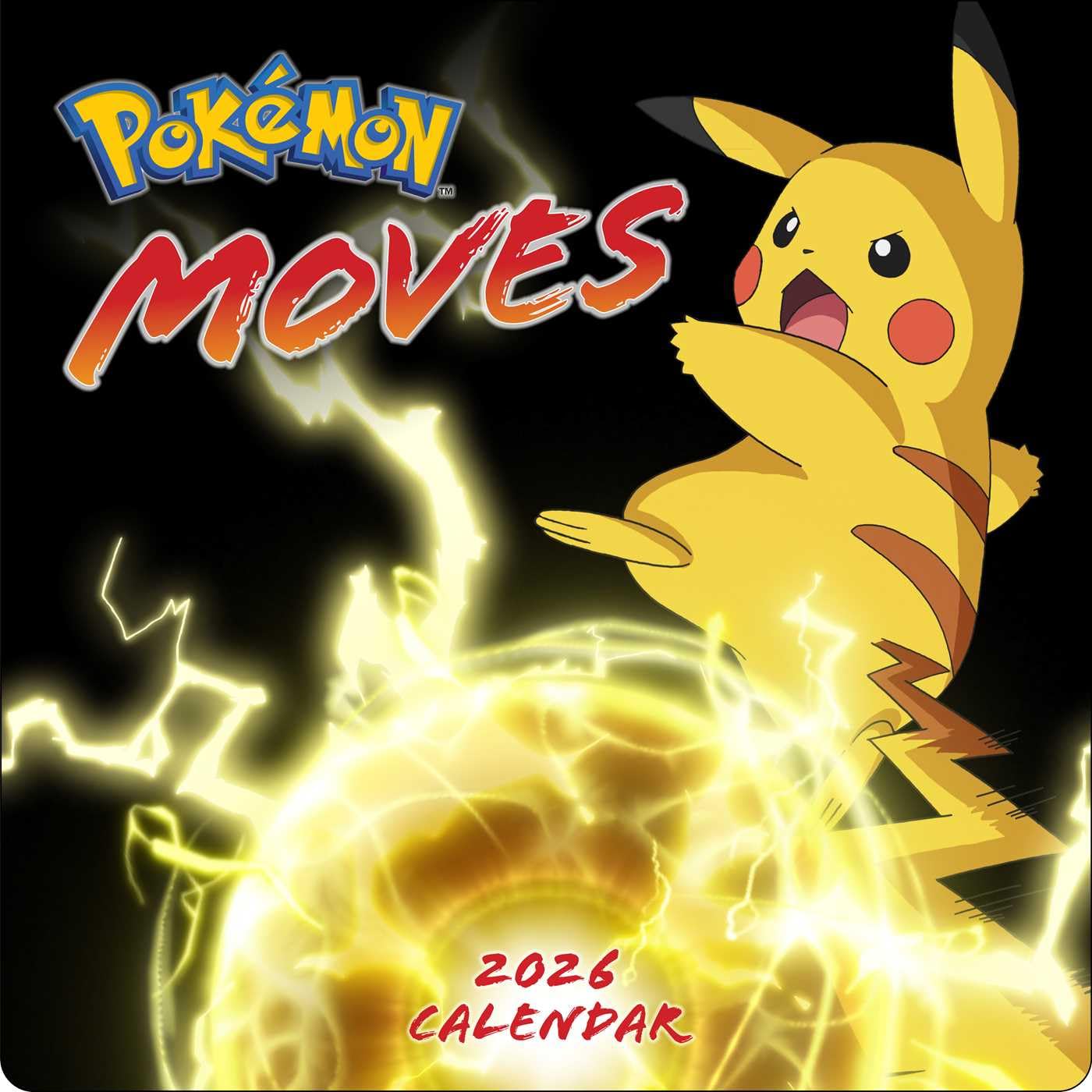 Pokémon Moves 2026 Wall Calendar by Pokémon