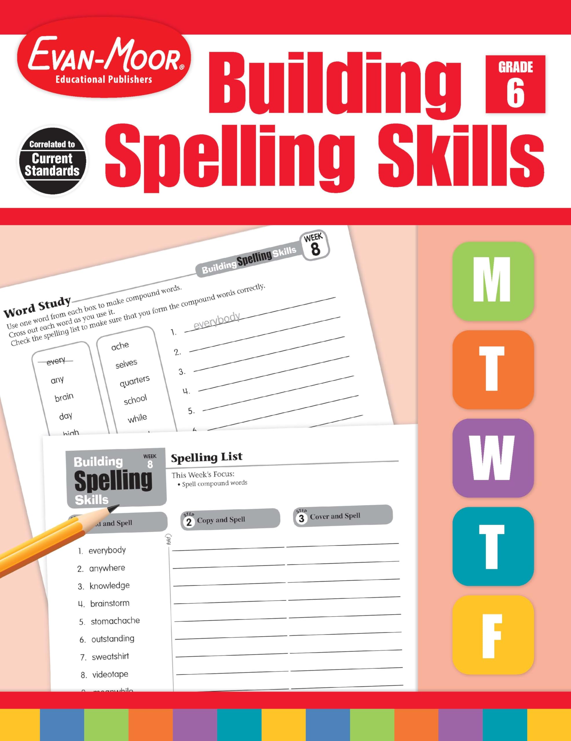Building Spelling Skills Grade 6+ by Evan-Moor Educational Publishers