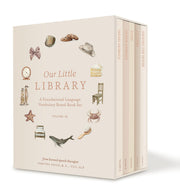 Our Little Library Vol. 2: A Foundational Language Vocabulary Board Book Set for Babies, Including Ocean an Imals, Safari Animals, Food and Drink by Paige, Tabitha