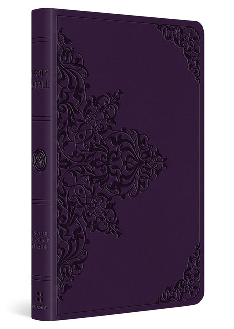 ESV Large Print Value Thinline Bible (Trutone, Lavender, Filigree Design) -- Esv Bibles, Bible