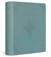 ESV Journaling Study Bible (Trutone Over Board, Paris Sky, Fleur-De-Lis Design) by