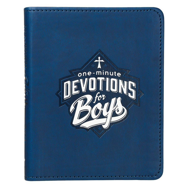 One-Min Devotions for Boys Lux-Leather by O'Neal Jayce