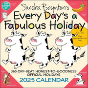 Sandra Boynton's Every Day's a Fabulous Holiday 2025 Wall Calendar -- Sandra Boynton