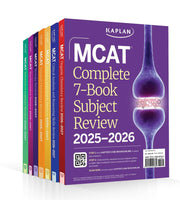 MCAT Complete 7-Book Subject Review 2025-2026, Set Includes Books, Online Prep, 3 Practice Tests by Kaplan Test Prep
