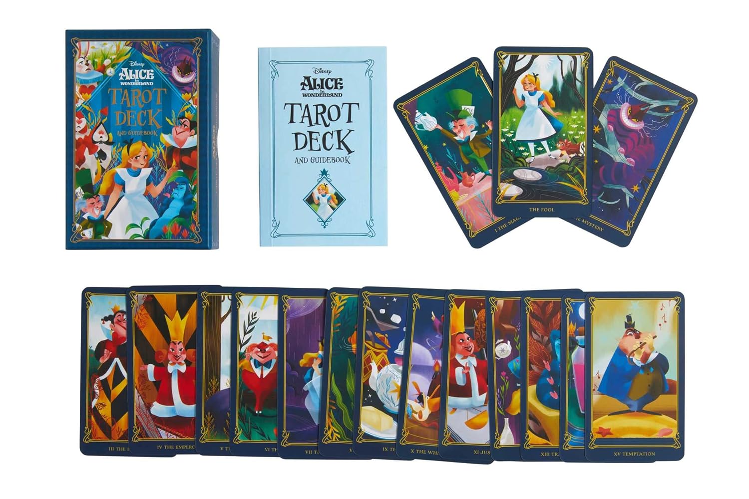 Alice in Wonderland Tarot Deck and Guidebook (Disney), Tarot Deck