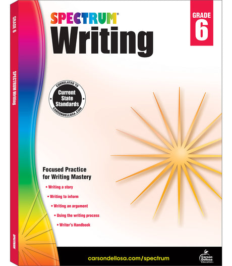 Spectrum Writing, Grade 6: Volume 40 -- Spectrum, Paperback