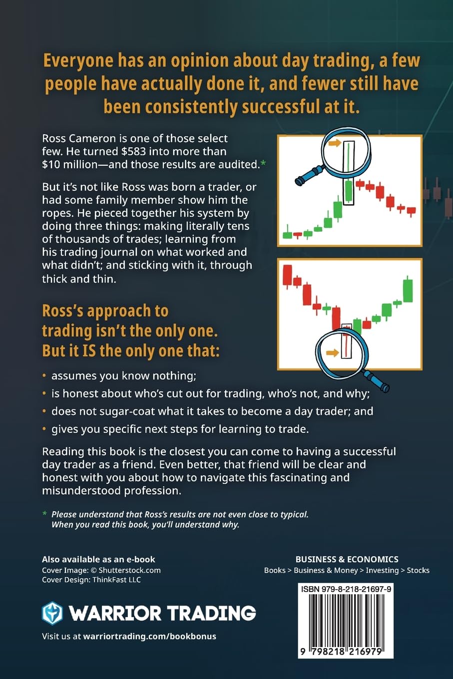 How to Day Trade: The Plain Truth -- Ross Cameron, Paperback