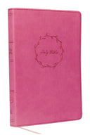 Kjv, Value Thinline Bible, Large Print, Leathersoft, Pink, Red Letter Edition, Comfort Print -- Thomas Nelson, Bible