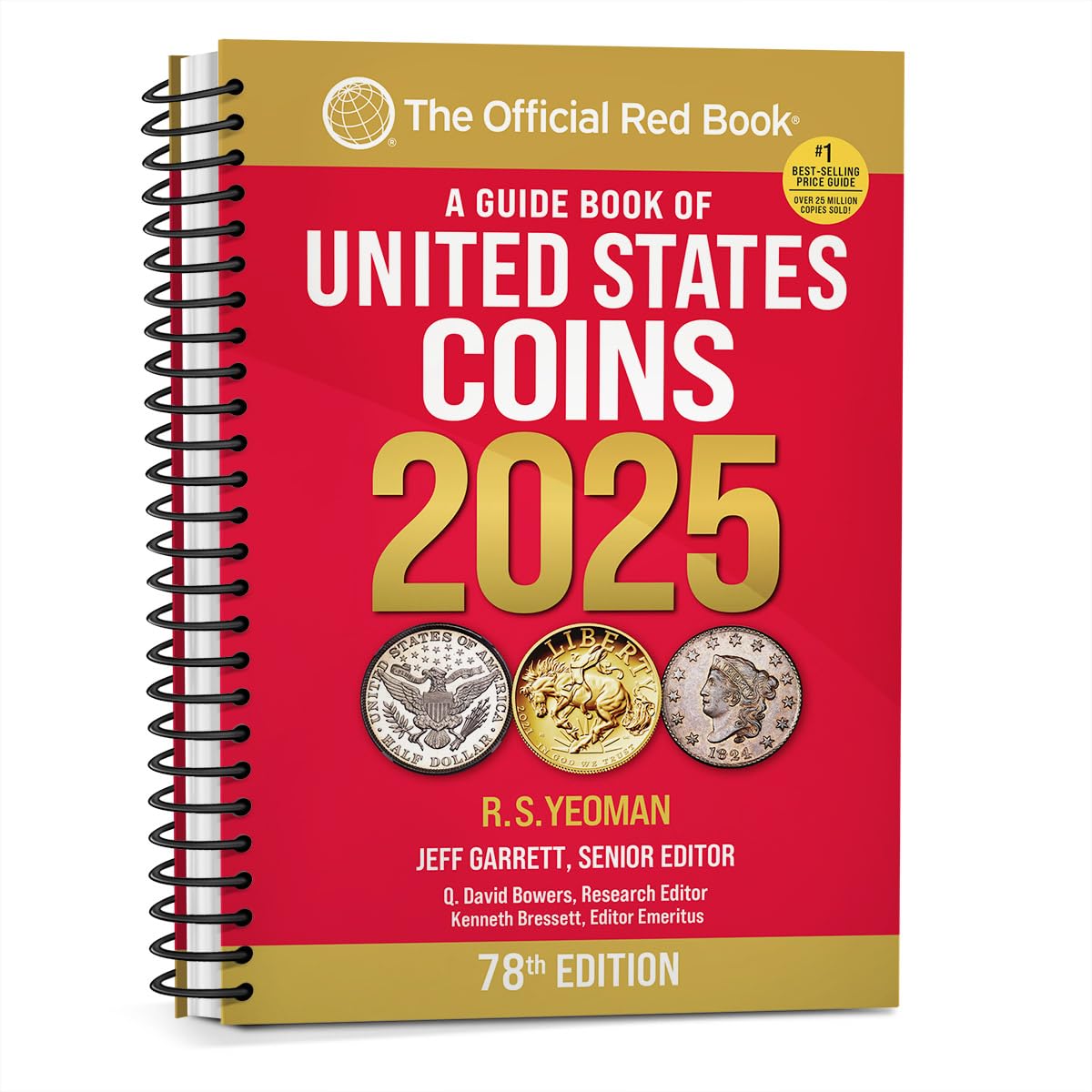 A Guide Book of United States Coins 2025 Redbook Spiral by Garrett, Jeff