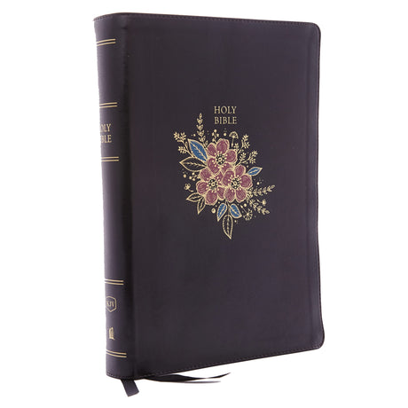 KJV, Deluxe Reference Bible, Super Giant Print, Imitation Leather, Black, Red Letter Edition -- Thomas Nelson, Bible