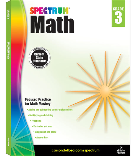 Spectrum Math Workbook, Grade 3: Volume 4 -- Spectrum, Paperback