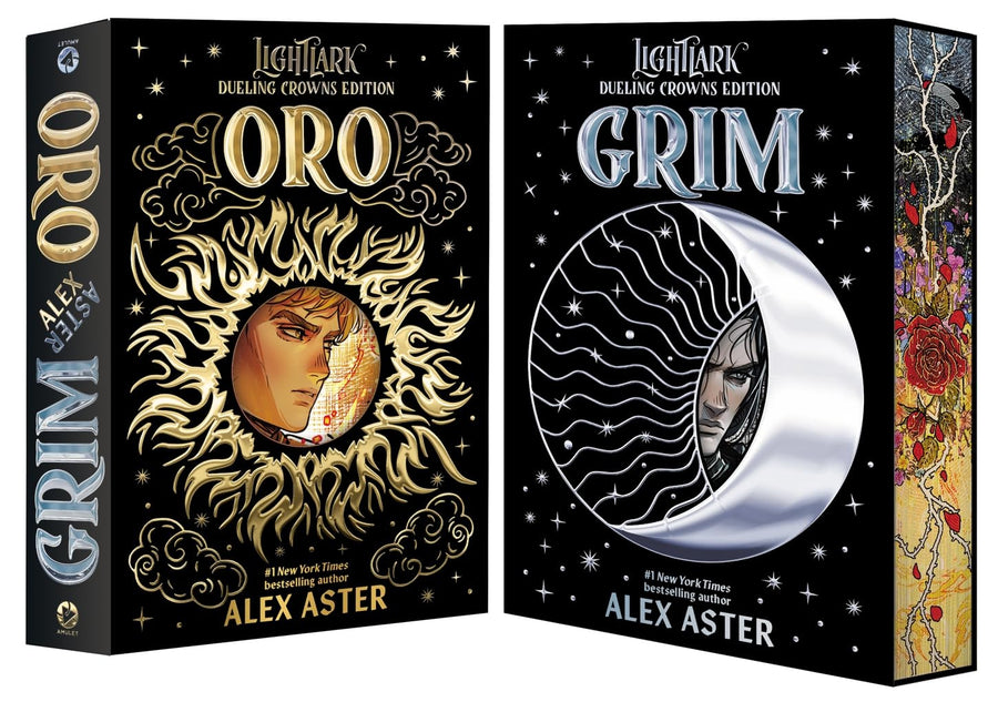 Grim and Oro: Dueling Crowns Edition (a Lightlark Saga Deluxe Companion Book) -- Alex Aster, Hardcover