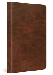 ESV Thinline Bible (Full Grain Leather, Deep Brown) by