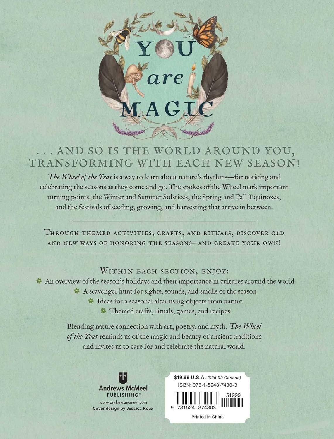 The Wheel of the Year: An Illustrated Guide to Nature's Rhythms -- Fiona Cook, Hardcover