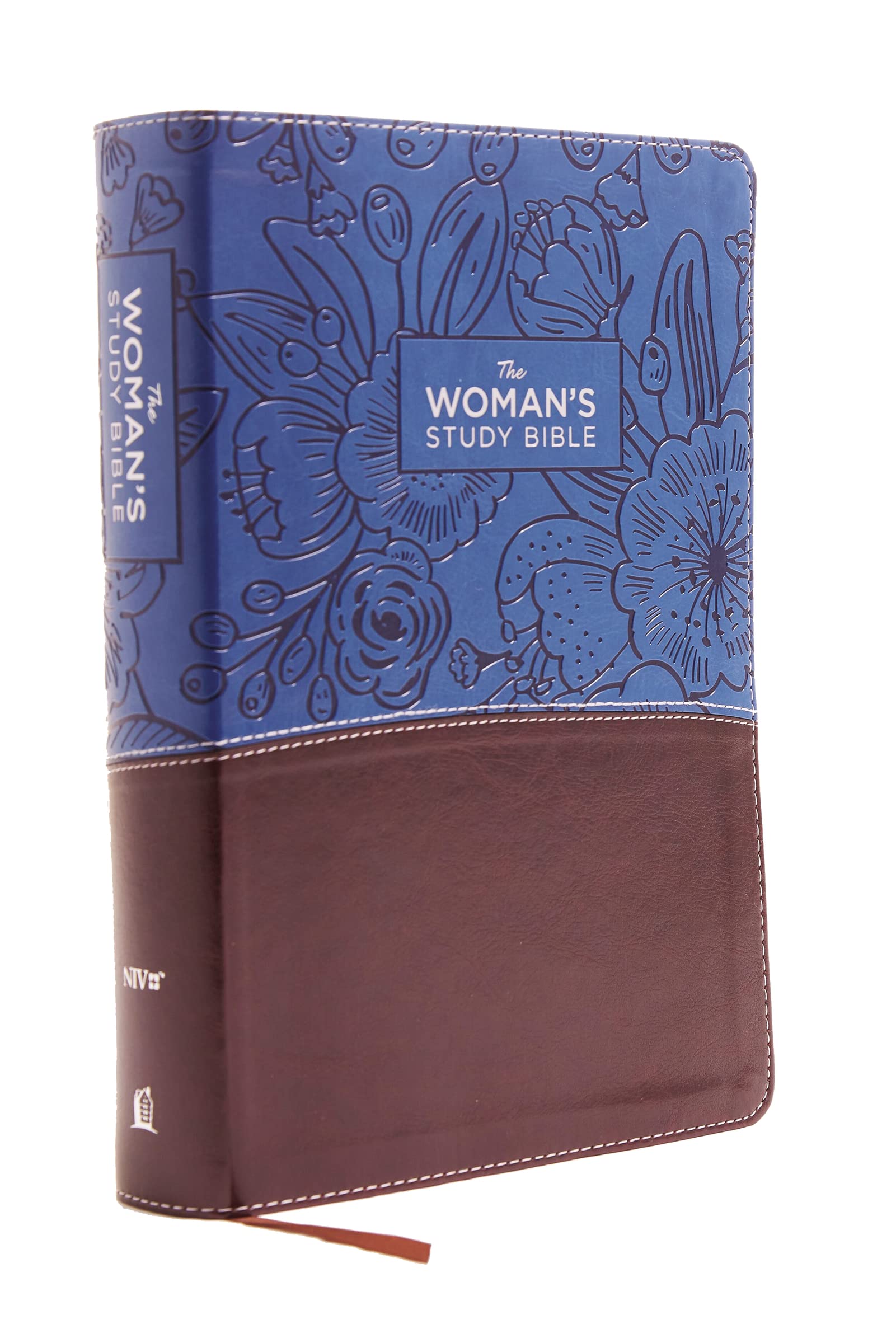 NIV, the Woman's Study Bible, Imitation Leather, Blue/Brown, Full-Color: Receiving God's Truth for Balance, Hope, and Transformation by Patterson, Dorothy Kelley