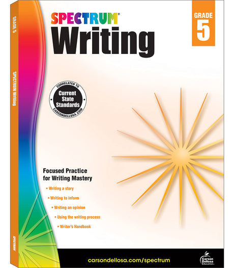 Spectrum Writing, Grade 5: Volume 39 -- Spectrum, Paperback