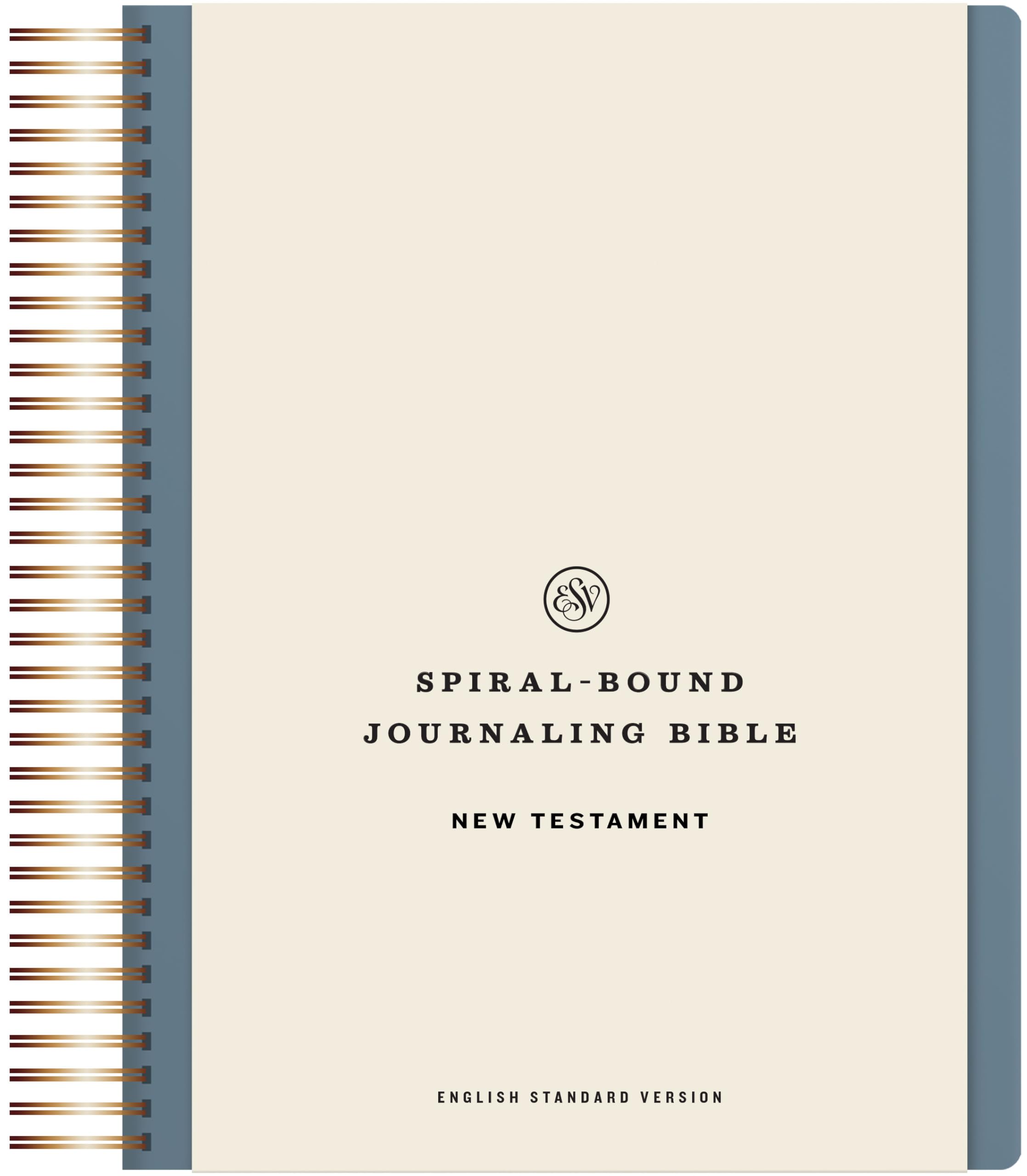 ESV Spiral-Bound Journaling Bible, New Testament (Hardcover) by
