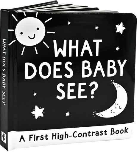 What Does Baby See? a High-Contrast Board Book -- Simon Abbott, Board Book