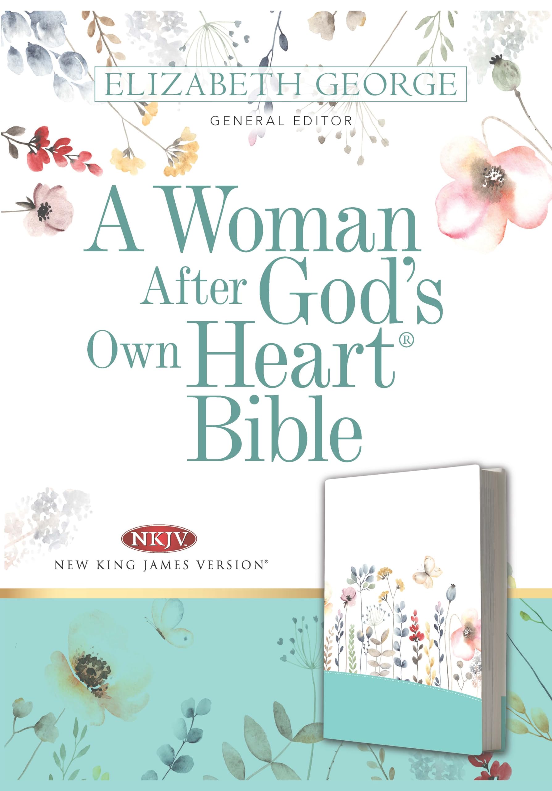 A Woman After God's Own Heart Bible, Country Floral -- Elizabeth George
