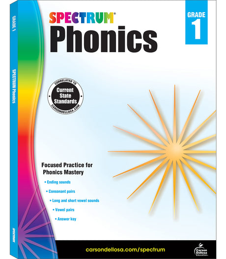 Spectrum Phonics, Grade 1: Volume 91 -- Spectrum, Paperback