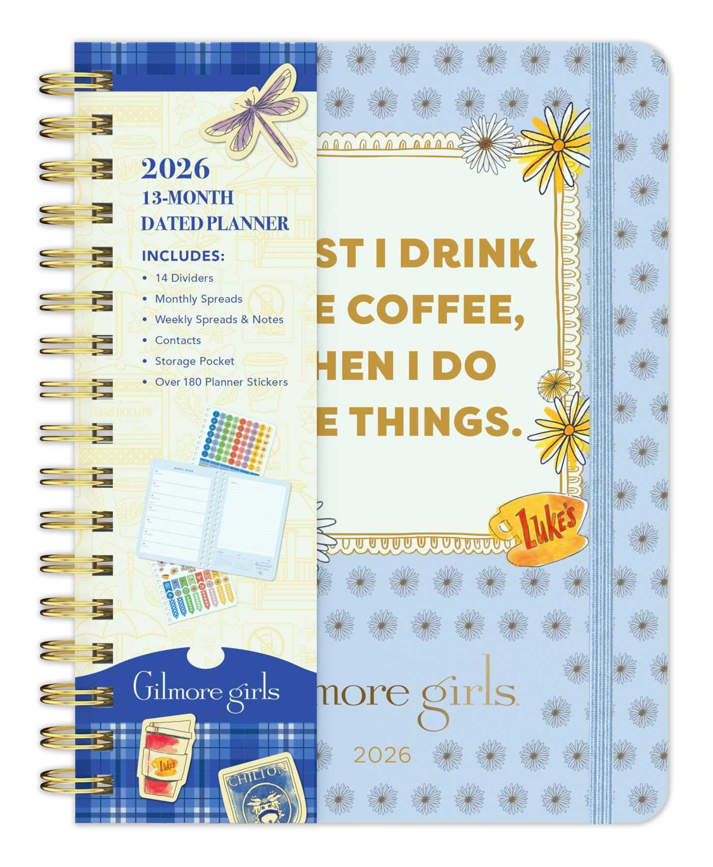 2026 Gilmore Girls 13-Month Weekly Planner by Insight Editions