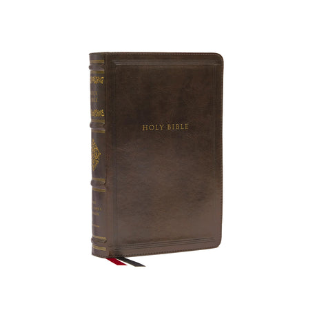 Nkjv, Personal Size Reference Bible, Sovereign Collection, Leathersoft, Brown, Red Letter, Comfort Print: Holy Bible, New King James Version -- Thomas Nelson, Bible