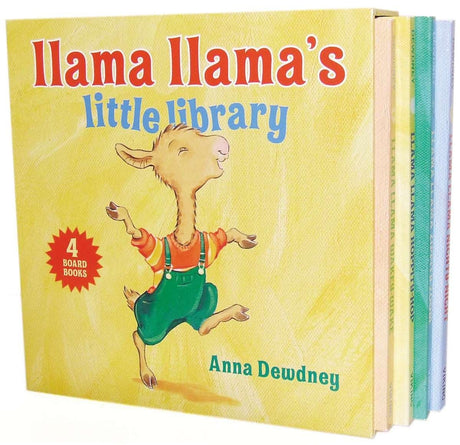 Llama Llama's Little Library: Llama Llama Wakey-Wake/Llama Llama Hoppity-Hop/Llama Llama Zippity-Zoom/Llama Llama Nighty-Night -- Anna Dewdney, Boxed Set