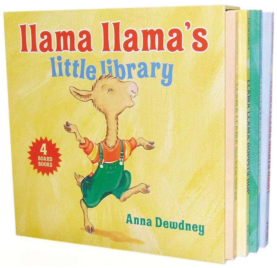 Llama Llama's Little Library: Llama Llama Wakey-Wake/Llama Llama Hoppity-Hop/Llama Llama Zippity-Zoom/Llama Llama Nighty-Night -- Anna Dewdney, Boxed Set