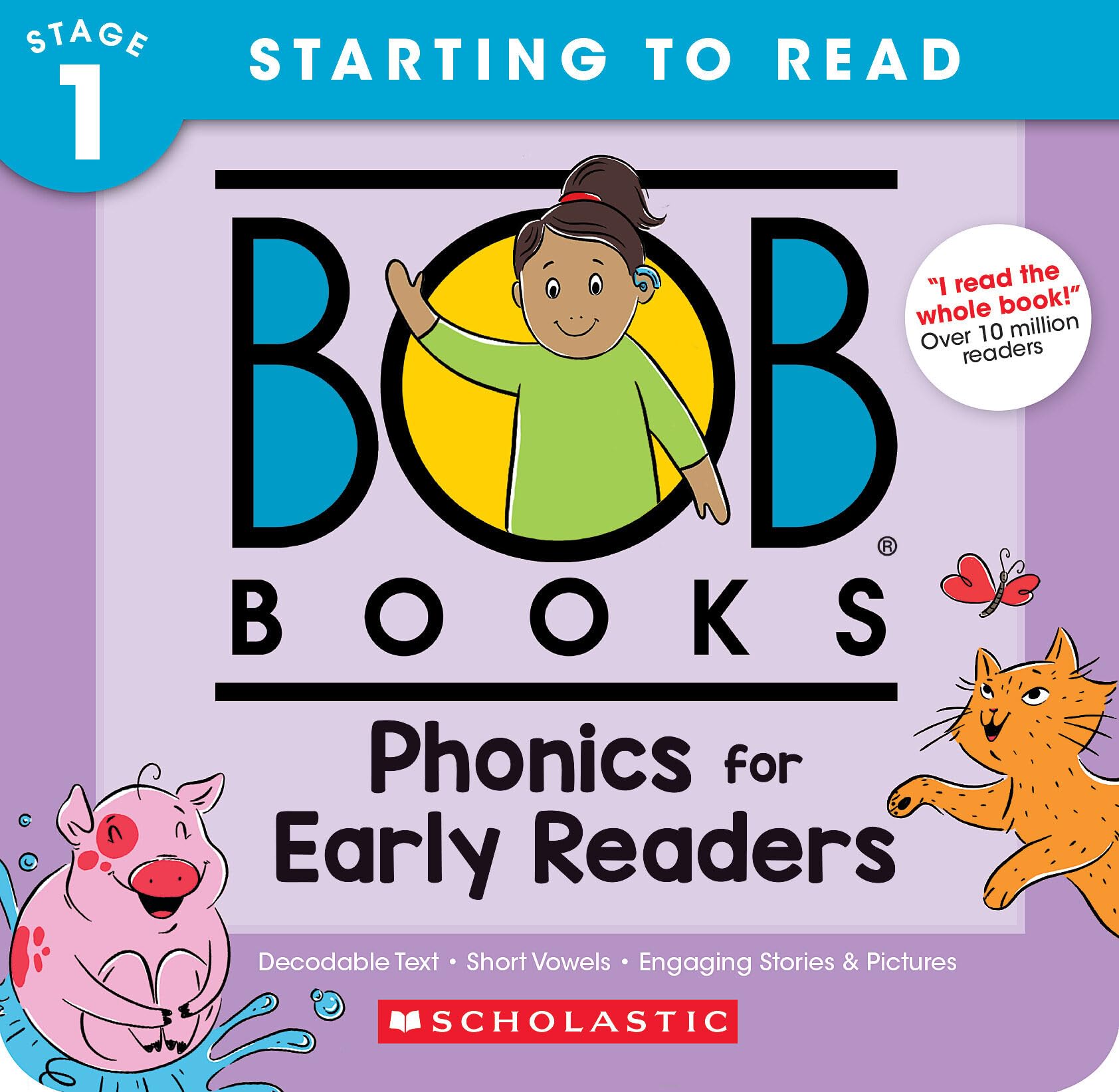 Bob Books - Phonics for Early Readers Box Set Phonics, Ages 4 and Up, Kindergarten (Stage 1: Starting to Read) by Charlesworth, Liza