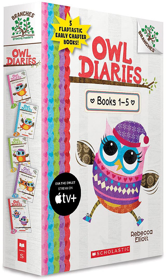 Owl Diaries, Books 1-5: A Branches Box Set -- Rebecca Elliott, Boxed Set