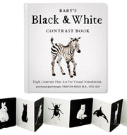 Baby's Black and White Contrast Book: High-Contrast Art for Visual Stimulation at Tummy Time by Paige, Tabitha