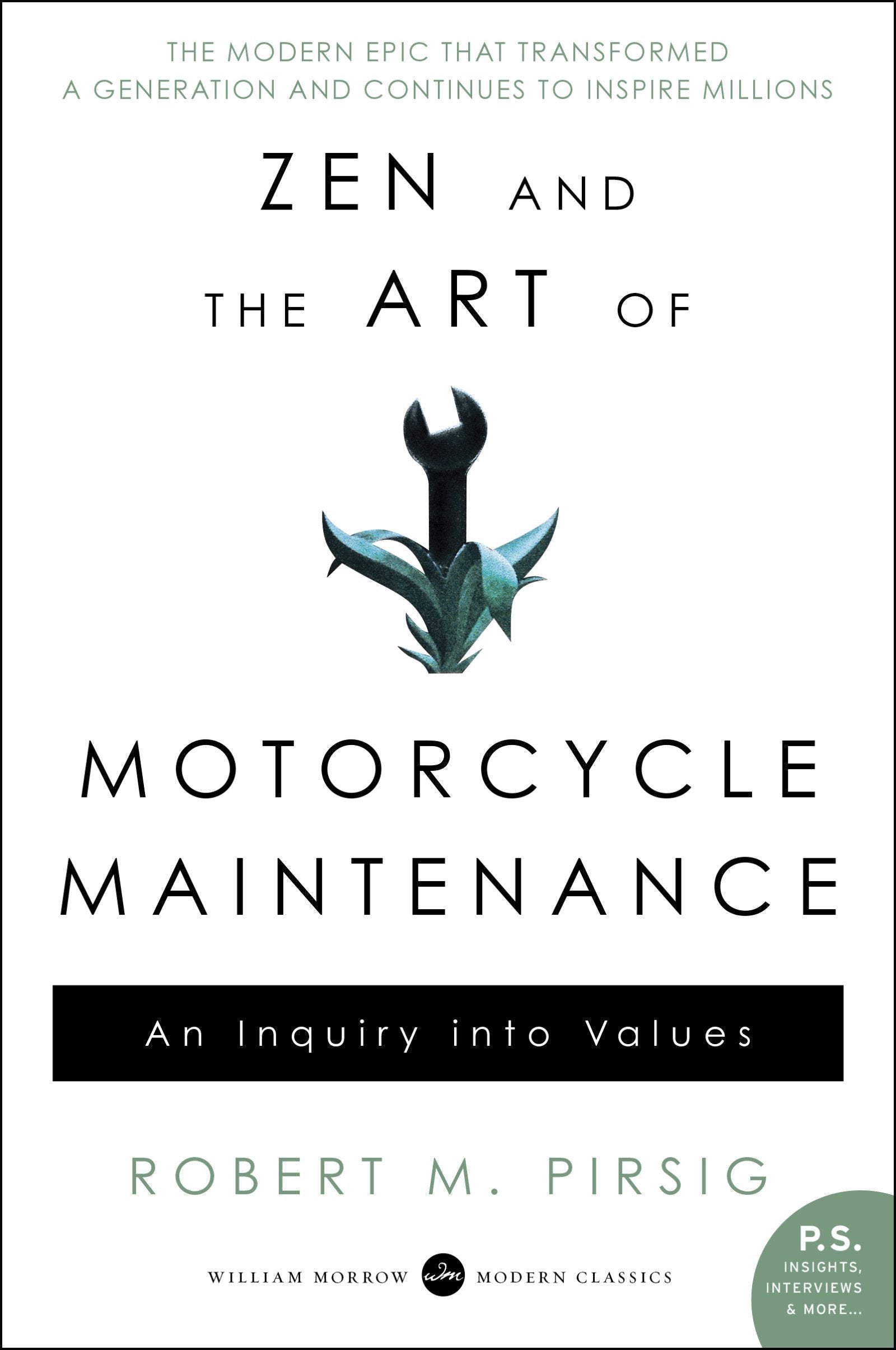 Zen and the Art of Motorcycle Maintenance: An Inquiry Into Values by Pirsig, Robert M.