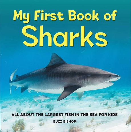 My First Book of Sharks: All about the Largest Fish in the Sea for Kids -- Buzz Bishop, Paperback