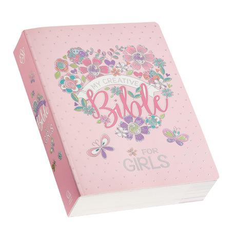 ESV My Creative Bible for Girls Softcover, Pink Floral -- Christian Art Gifts, Bible