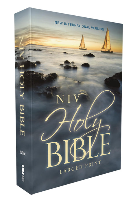 Niv, Holy Bible, Larger Print, Economy Edition, Paperback, Blue, Comfort Print -- Zondervan, Bible