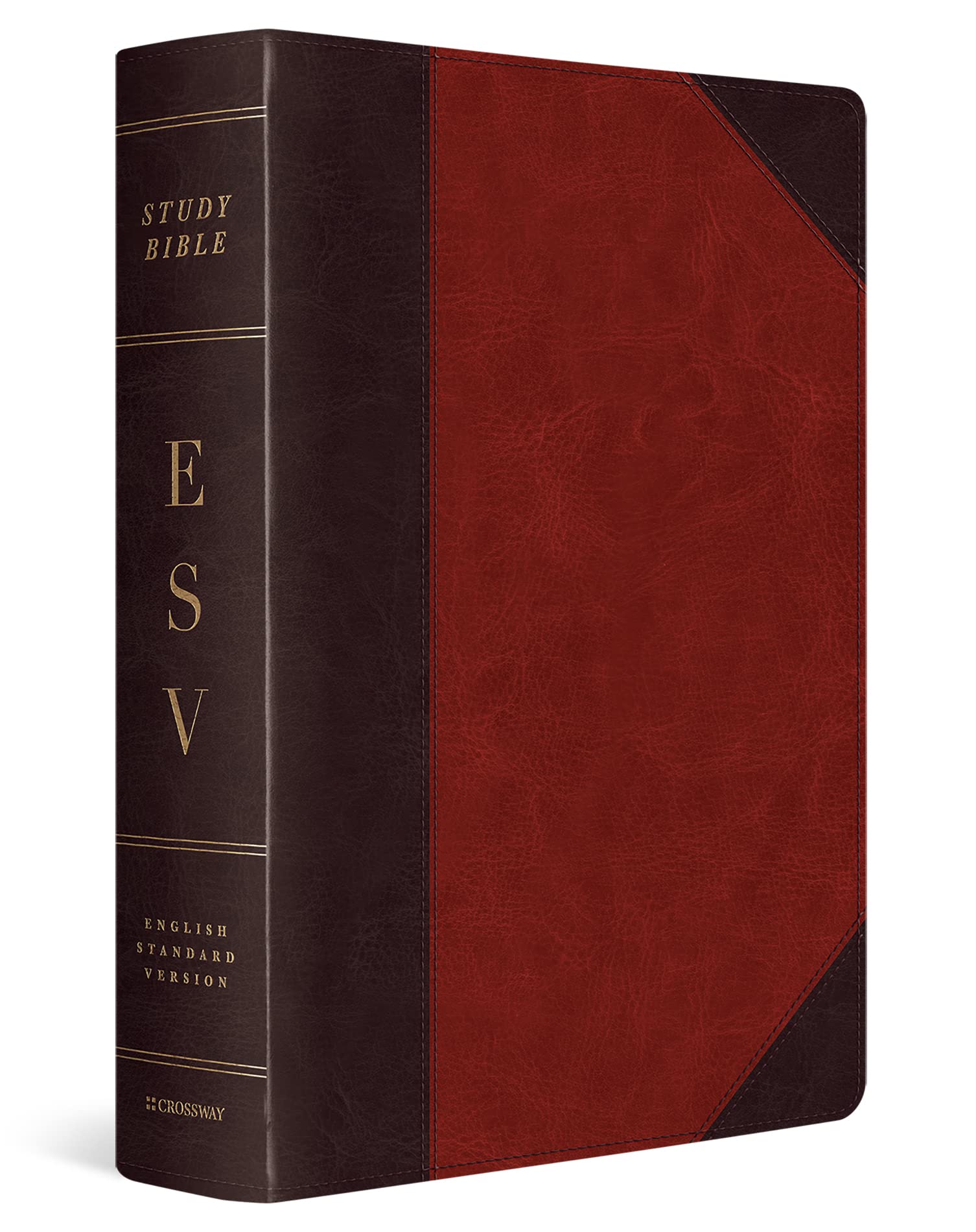 ESV Study Bible, Large Print (Trutone, Brown/Cordovan, Portfolio Design) by
