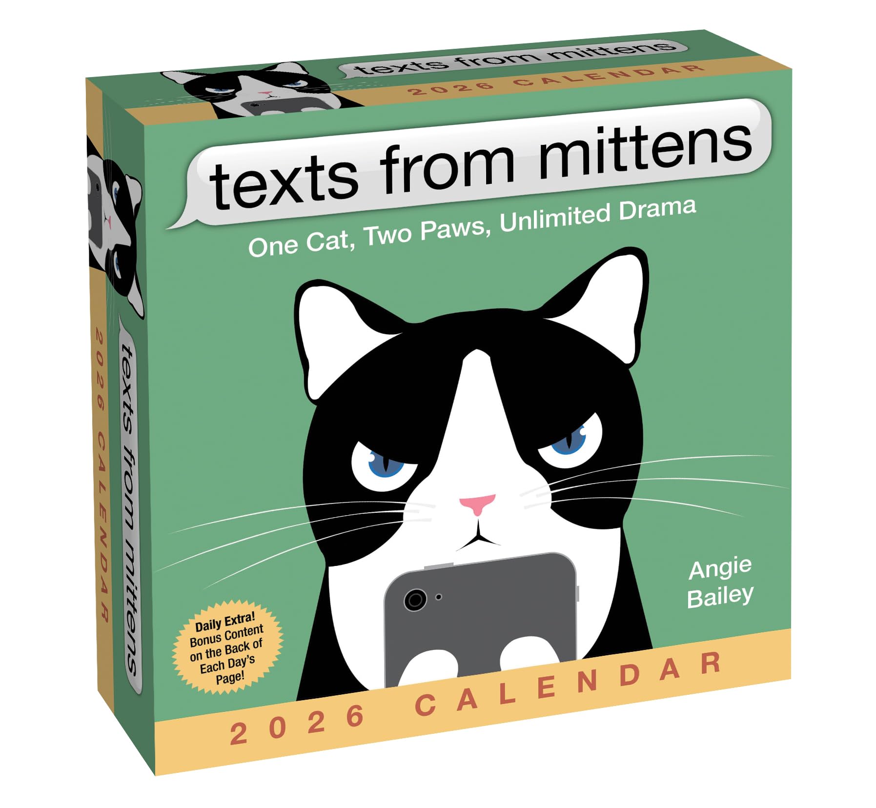 Texts from Mittens the Cat 2026 Day-To-Day Calendar by Bailey, Angie