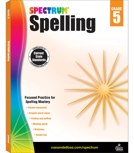 Spectrum Spelling, Grade 5: Volume 32 -- Spectrum, Paperback